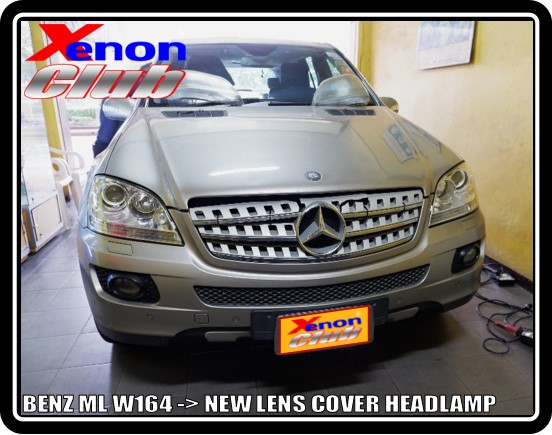 LENS COVER HEADLAMP BENZ ML W164