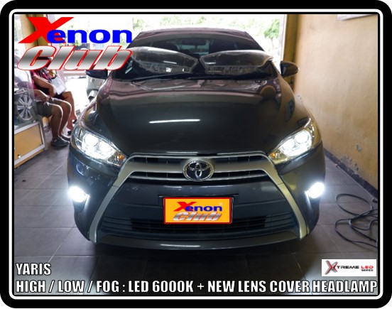 LENS COVER HEADLAMP YARIS (13-16)