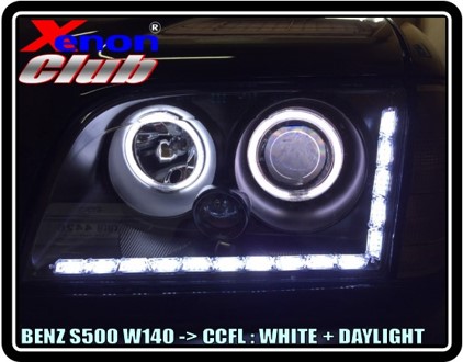 LED DAYLIGHT BENZ W140